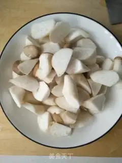 Make Black pepper chicken leg mushrooms step 0