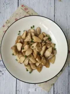Make Black pepper chicken leg mushrooms step 4