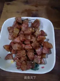 Make Bean fried sausage step 3