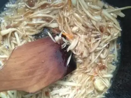 Make Fish apricot mushroom step 5