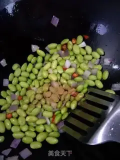 Make Bean fried sausage step 6