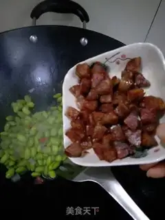 Make Bean fried sausage step 8