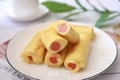 Make Cheese ham roll step 7