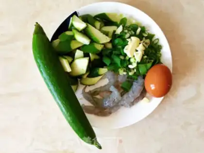 Make Scrawny shrimp eggs step 0