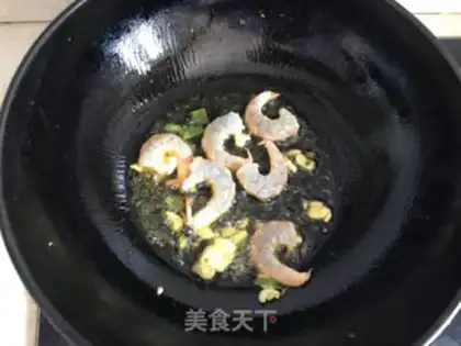 Make Scrawny shrimp eggs step 1