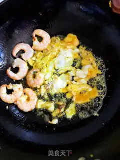 Make Scrawny shrimp eggs step 2