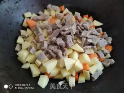 Make Curry beef step 2