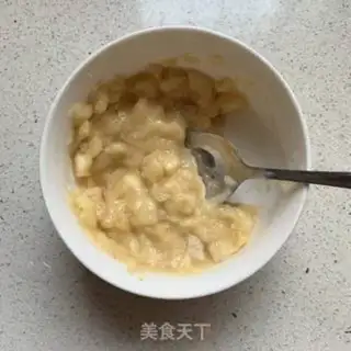 Make Banana souffle step 1