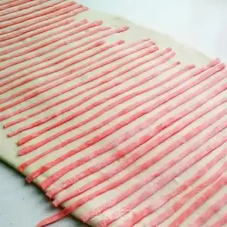 Make A striped bun step 7