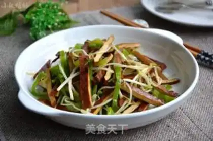 Make Pepper bean sprouts step 6