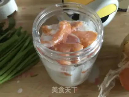 Make A papaya banana shake step 2
