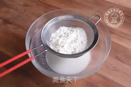 Make Fruitless cake step 1