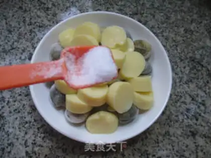 Make Sakura tofu evaporate clams step 5