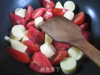 Make Tomatoes make cherry and tofu step 3