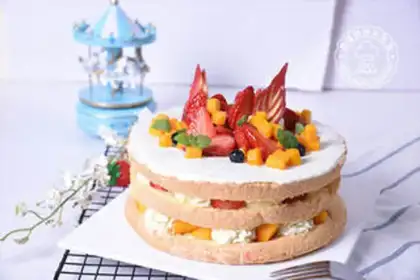 Make Fruitless cake step 7