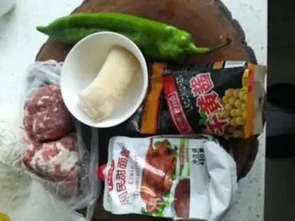 Make Meat sauce step 0