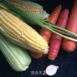 Make Carrot corn ribs soup step 0
