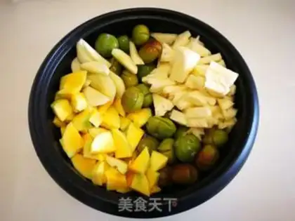 Make Jelly fruit acid step 1