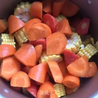 Make Carrot corn ribs soup step 6