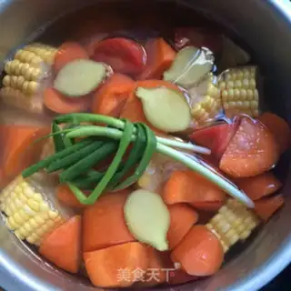 Make Carrot corn ribs soup step 7