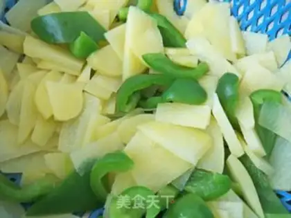 Make Pepper potato chips step 5
