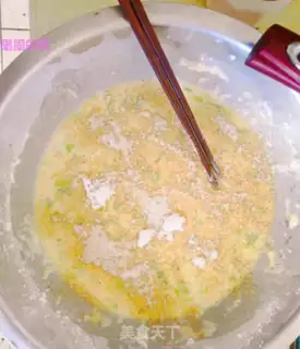 Make Egg onion waffles step 2