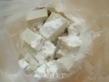 Make Sugar sesame tofu step 1