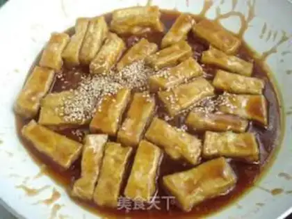 Make Sugar sesame tofu step 8