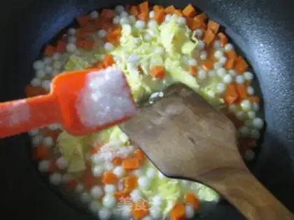 Make ♪ Duck egg carrots boiling round ♪ step 11