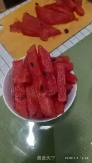 Make Jelly watermelon step 1