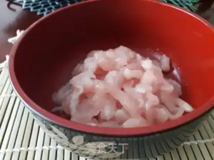 Make Squeeze meat and tofu step 0