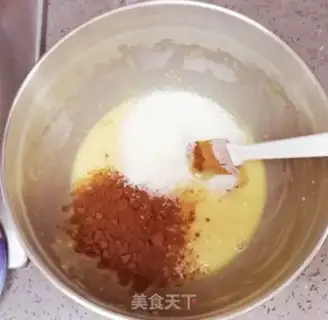 Make Chocolate coconut cake step 2