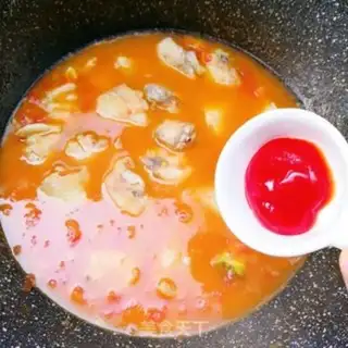 Make Sour sweet eggplant chicken wings step 10