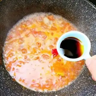 Make Sour sweet eggplant chicken wings step 11