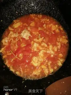 Make Tomato egg cover cooking step 7