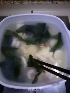 Make Shrimp balls, mushroom soup step 3