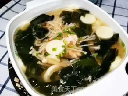 Make Shrimp balls, mushroom soup step 6
