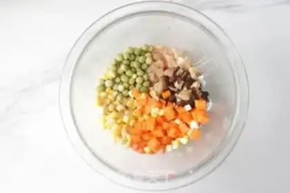 Make ♪ Five-colour meatweed baby rice ♪ step 6