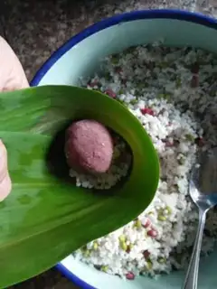 Make Cherry dumplings step 6