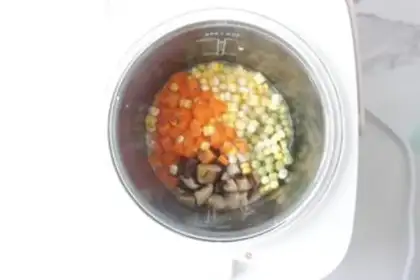 Make ♪ Five-colour meatweed baby rice ♪ step 8