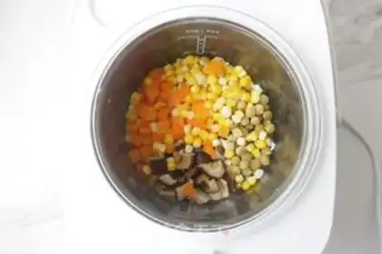 Make ♪ Five-colour meatweed baby rice ♪ step 10