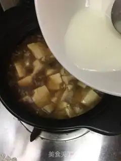 Make Tofu with mushroom sauce step 6