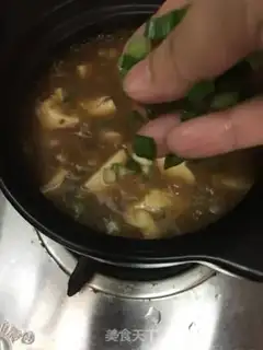 Make Tofu with mushroom sauce step 7