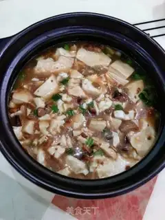 Make Tofu with mushroom sauce step 8