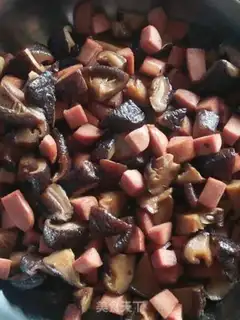 Make Beef sausage mushrooms step 2