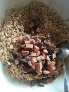 Make Beef sausage mushrooms step 5