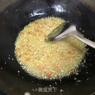 Make Garlic fan shrimp step 2