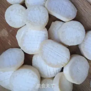 Make Sweet almond mushrooms step 1