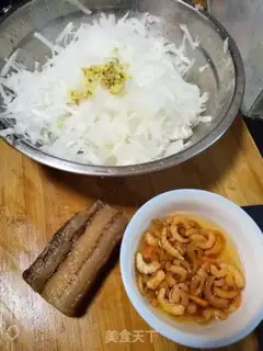 Make radish cake step 0
