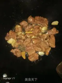 Make Bone mushroom tofu step 4